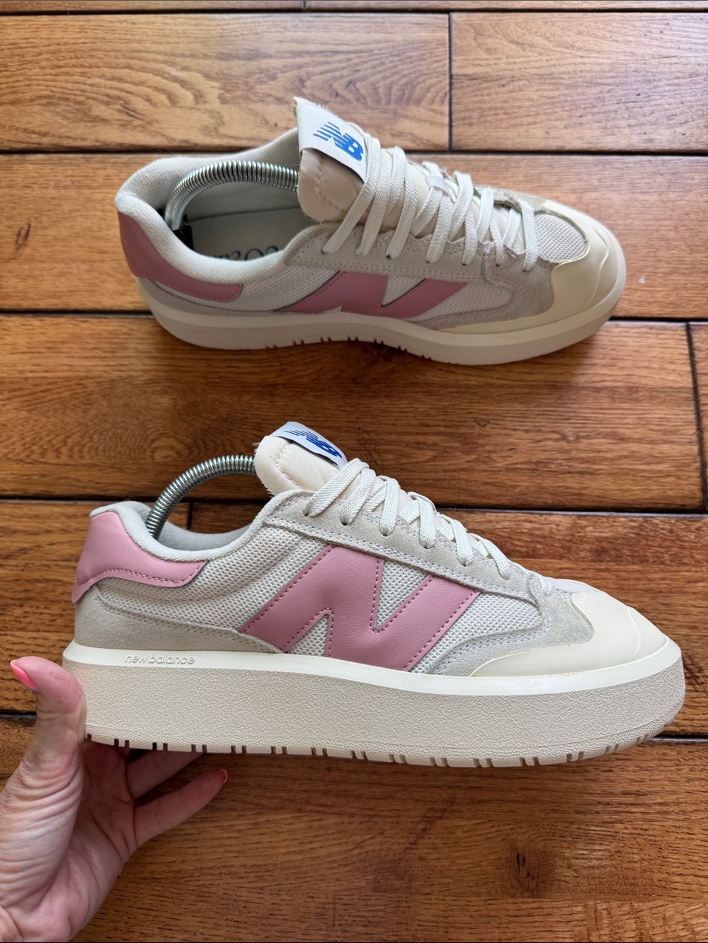 New Balance CT302 Platform Sneakers CT302RH Sea Salt/Hazy Rose Sz M9 / W10.5